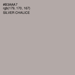 #B3AAA7 - Silver Chalice Color Image